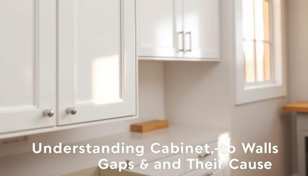 How to Cover Gap between Cabinet and Wall