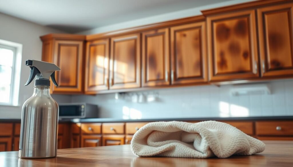 How to Clean Smoke off Kitchen Cabinets