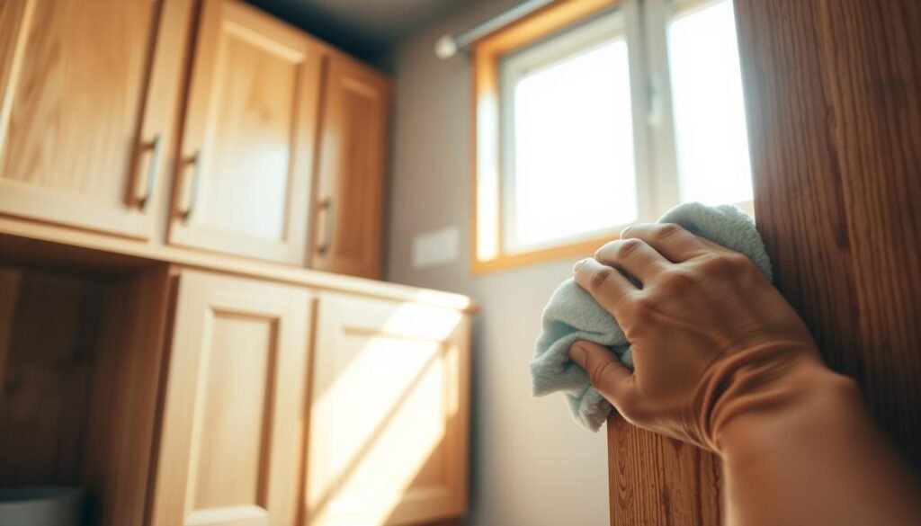 How to Clean Smoke off Kitchen Cabinets