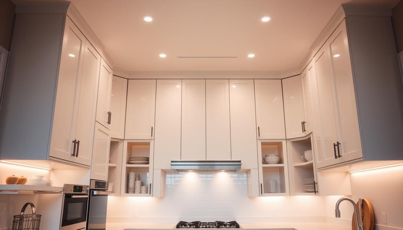 how to extend kitchen cabinets to ceiling