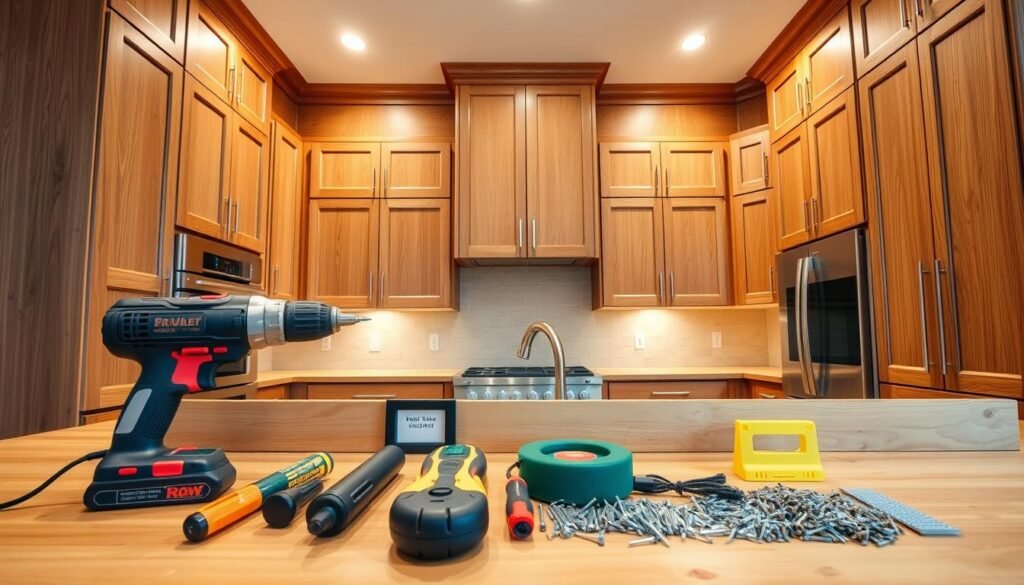 how to extend kitchen cabinets to ceiling