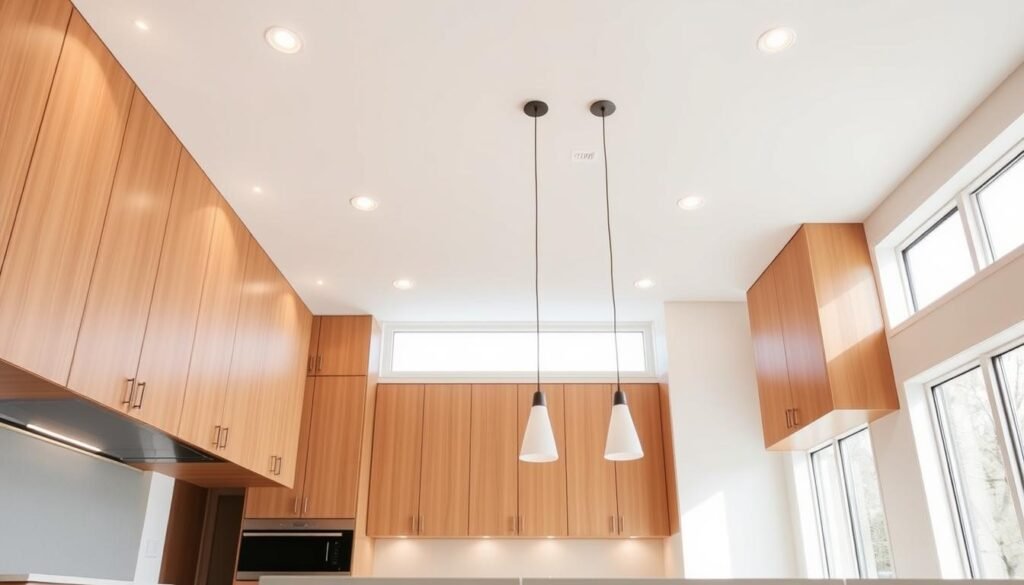 how to extend kitchen cabinets to ceiling