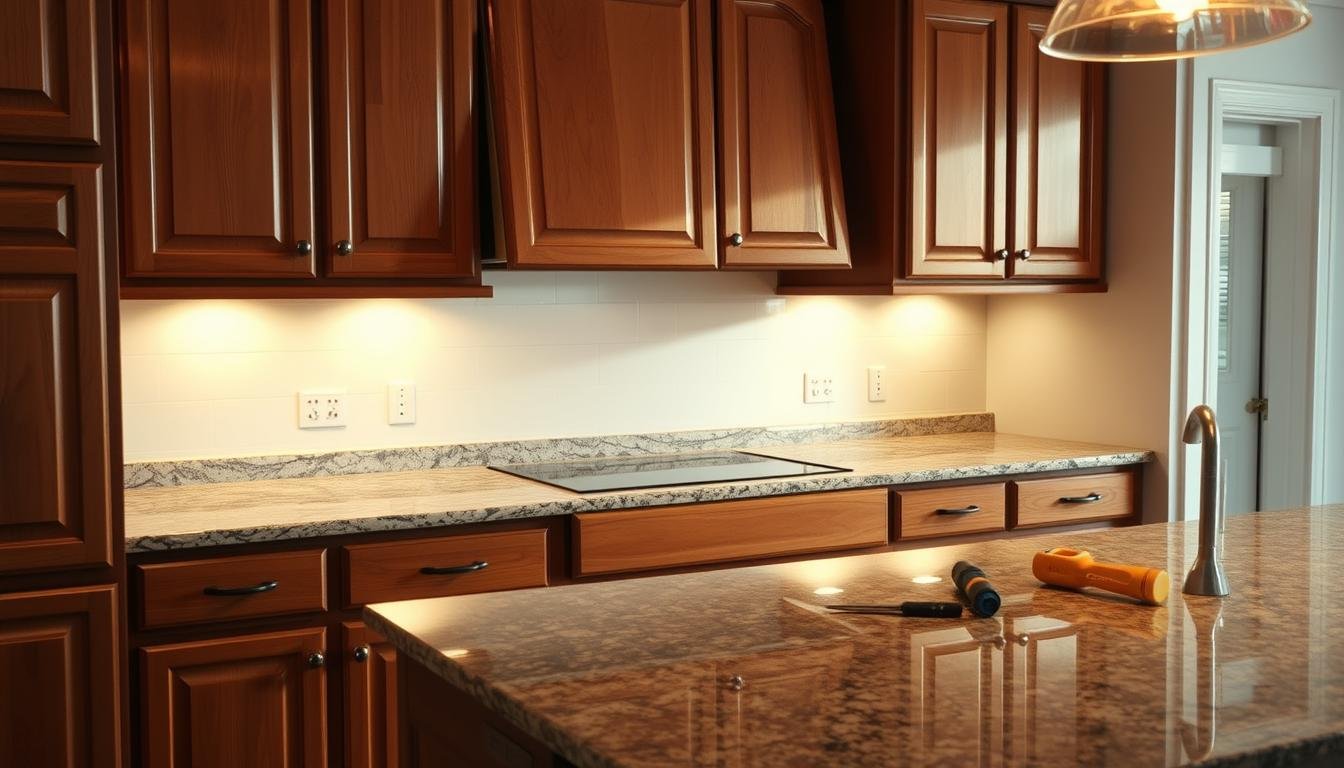 can you replace cabinets without damaging countertops