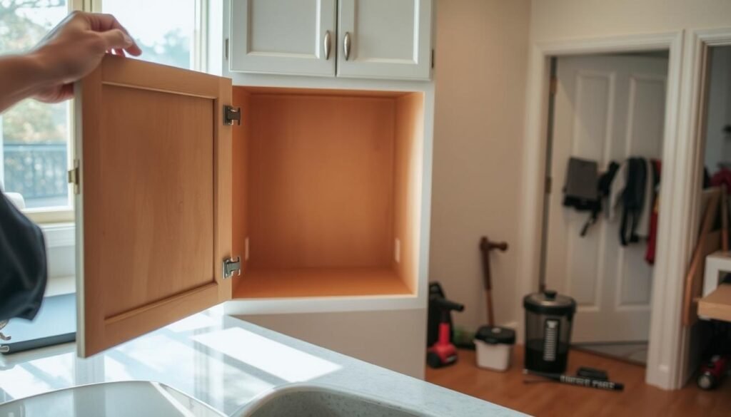 can you replace cabinets without damaging countertops?