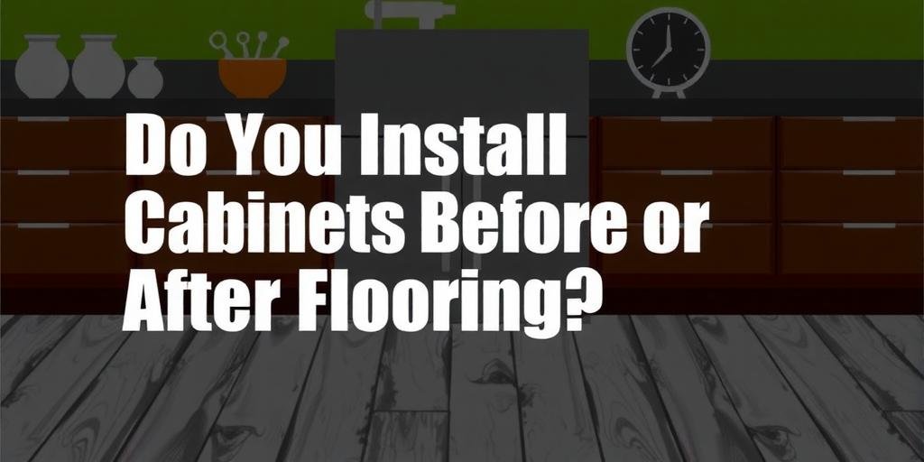 Cabinet Installation Before or After Flooring? The Ultimate Guide