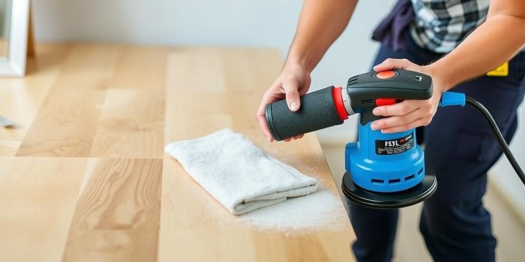 Cleaning and Sanding for Lasting Results