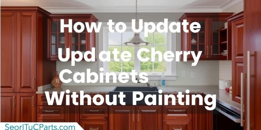 Easy Ways to Update Cherry Cabinets Without Painting