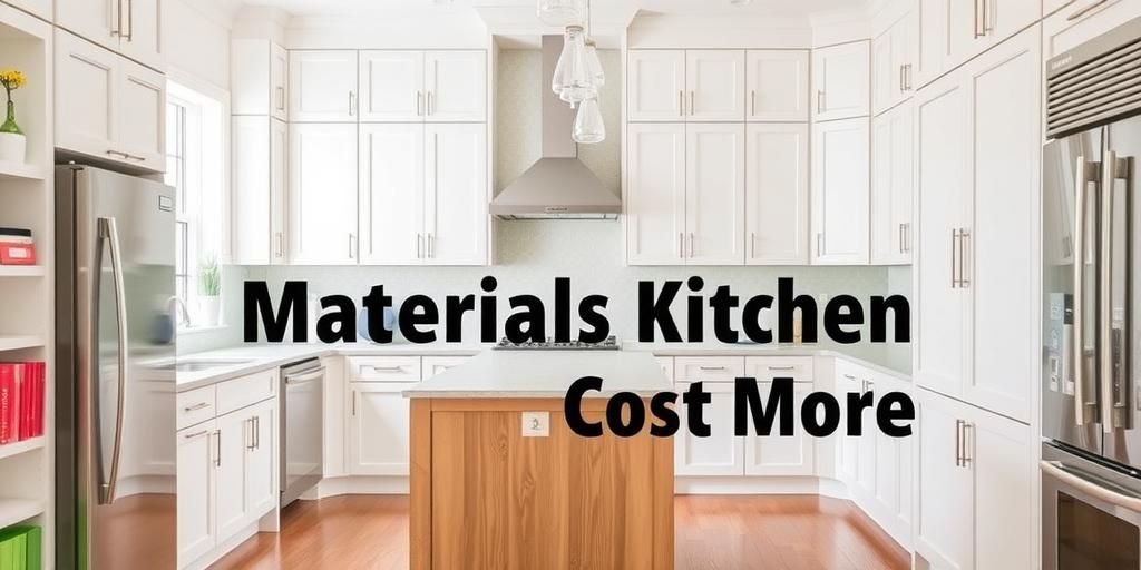 Materials Make Kitchen Cabinets Cost More