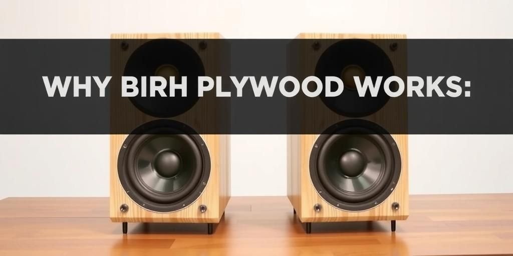 Why Birch Plywood Works for Speakers