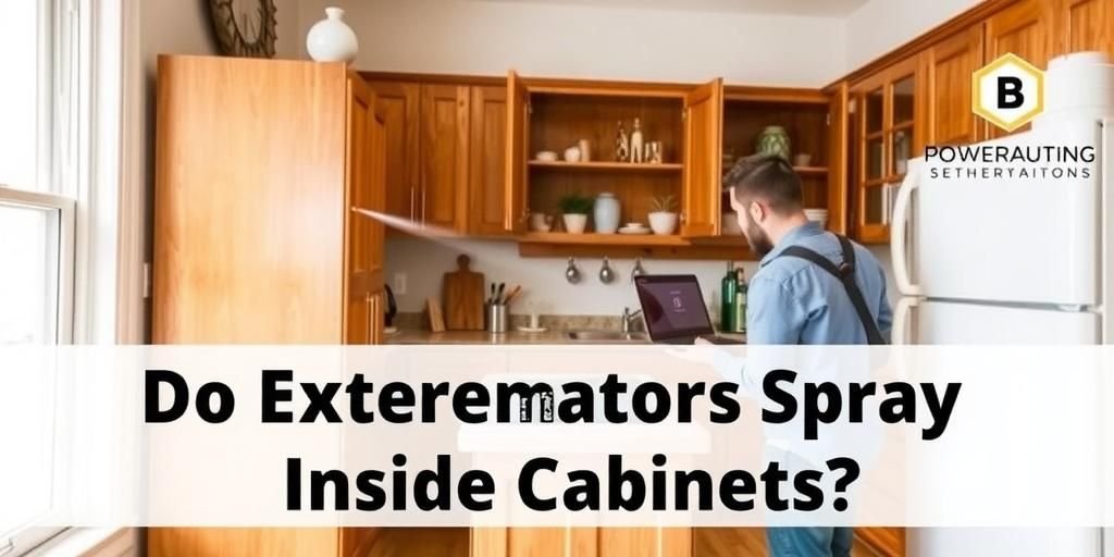 Do Exterminators Spray Inside Cabinets? Insider Tips for 2025