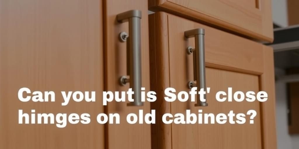 Revamp Old Cabinets with Soft Close Hinges: Is It Possible?